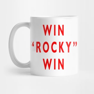 Win "Rocky" Win Mug